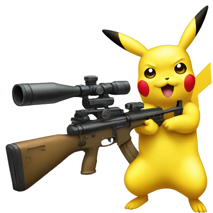 pikachu sniper emoji