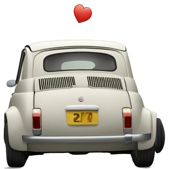 Fiat 500 emoji