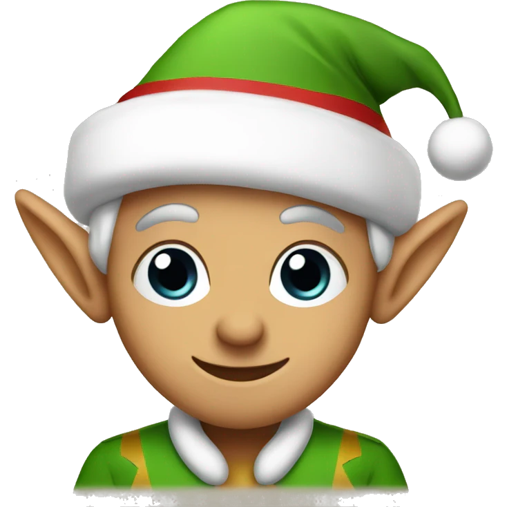 Christmas elf emoji