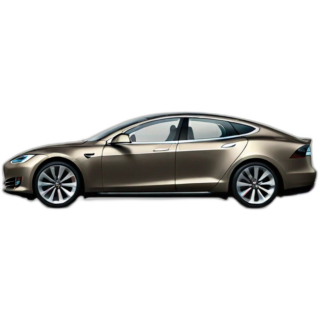Tesla car model s emoji