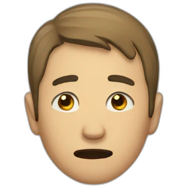 Homme qui pleure emoji