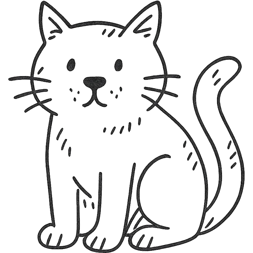 A big cat emoji