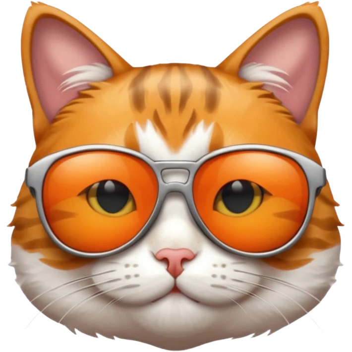 a cat wearing sunglasses emoji