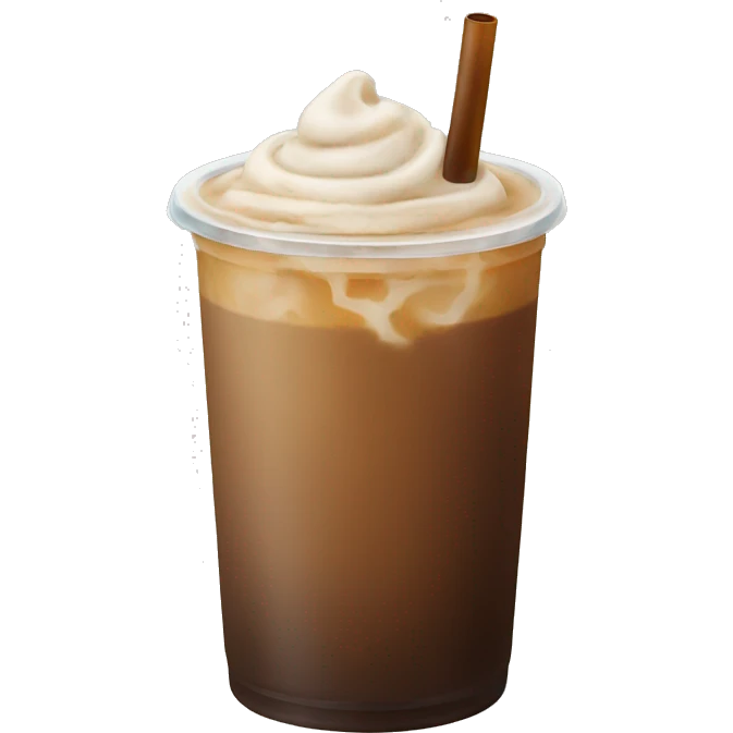 simple iced coffee emoji