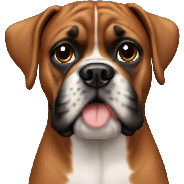 Boxer dog  emoji