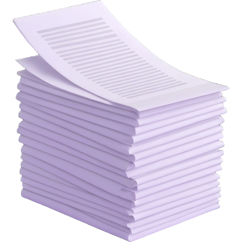 small stack of papers emoji