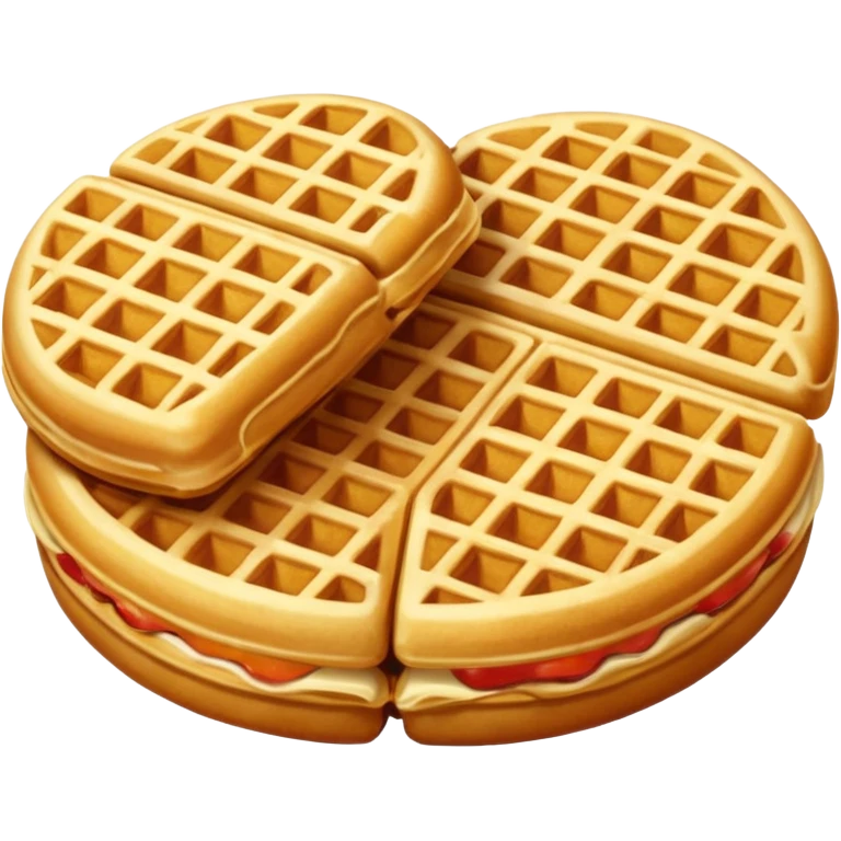 Crunchy waffle rolls emoji