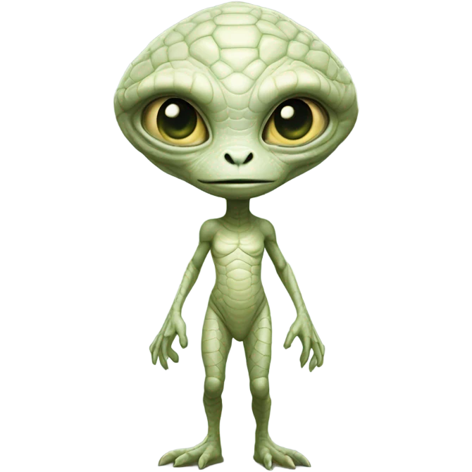 a Reptilian alien white woman, full body emoji