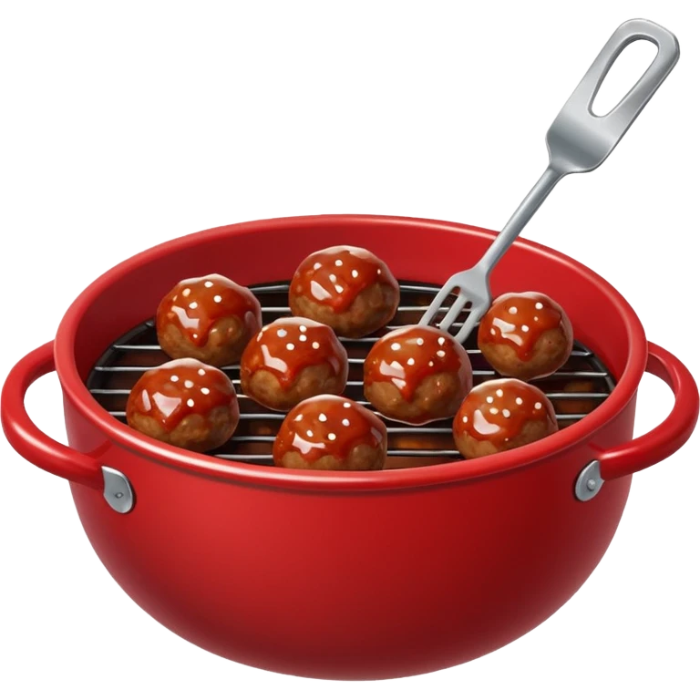 barbecue meatball emoji