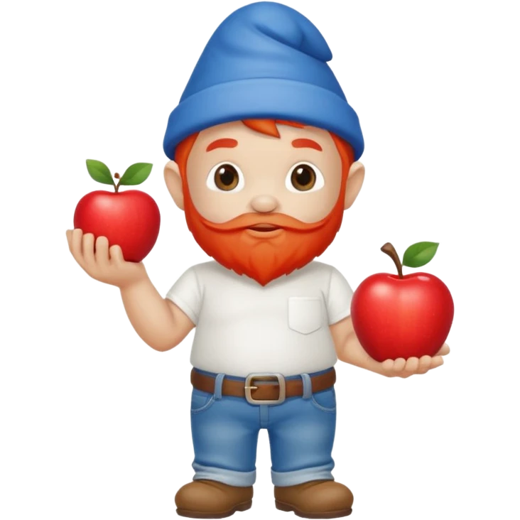 nain de jardin dans le style ios emoji