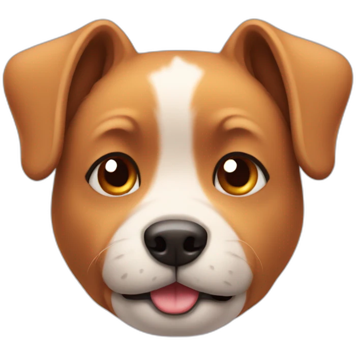 Dog with cute face  emoji