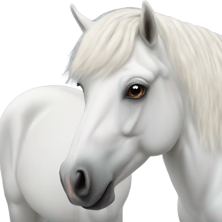 White horses  emoji