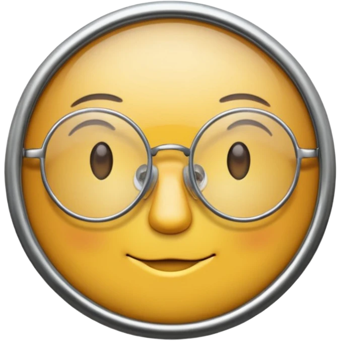 round glasses emoji