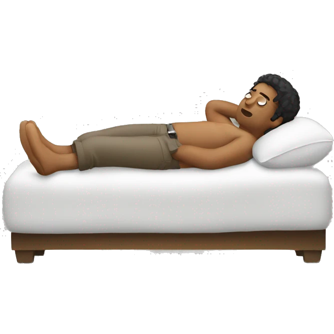 Laying down  emoji