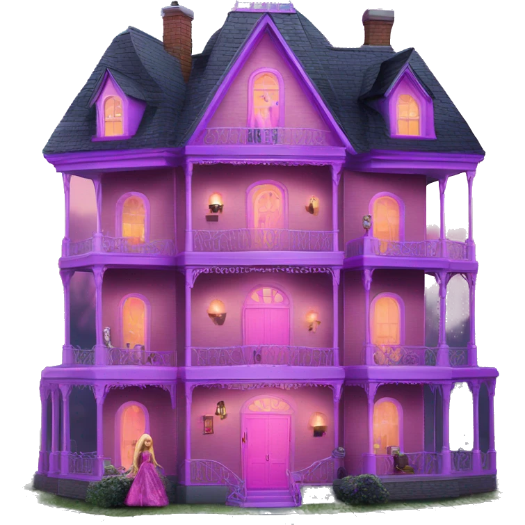 Barbie’s 6 story tall haunted dream house emoji