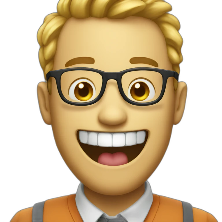 nerds laughing strange emoji