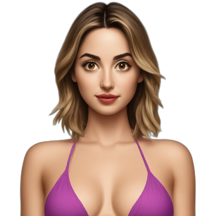 Ana de Armas in bikini emoji