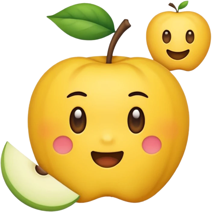 흰색 퍼프 emoji