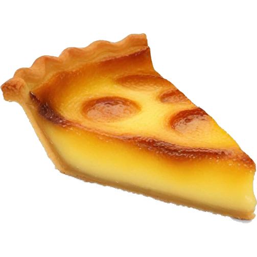 Portuguese custard tart emoji