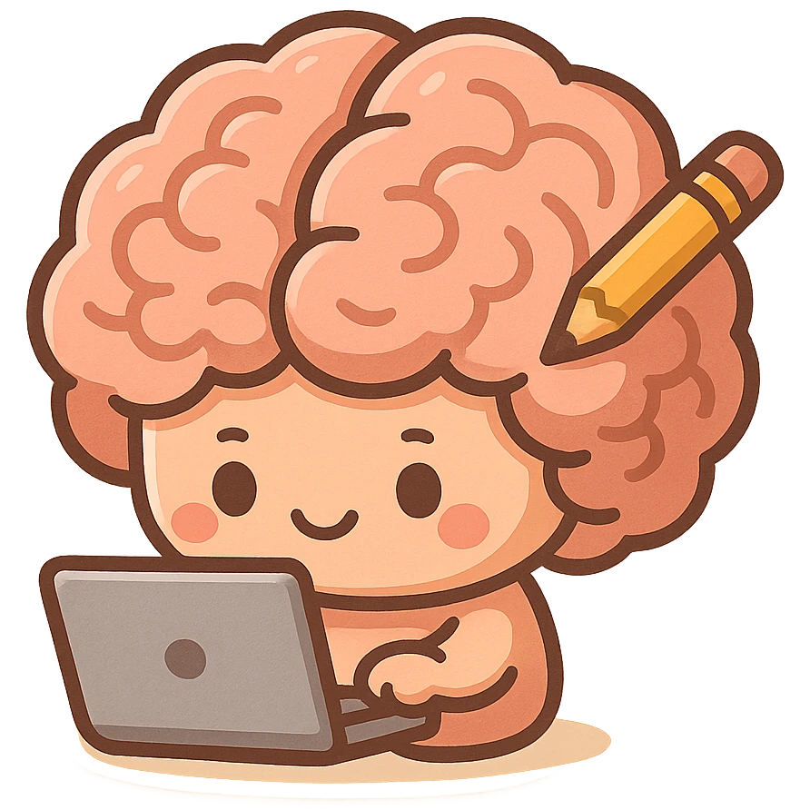Brainwrote computer emoji