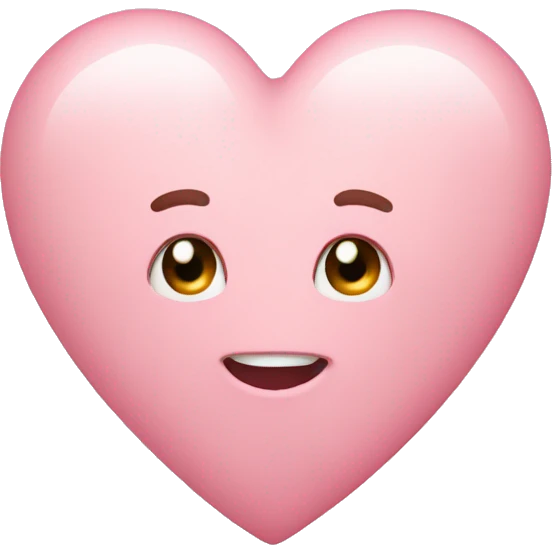 light pink heart emoji
