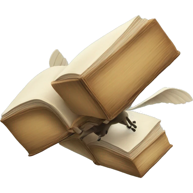 flying books emoji