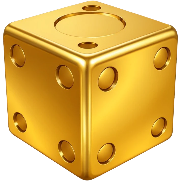 golden cube  emoji