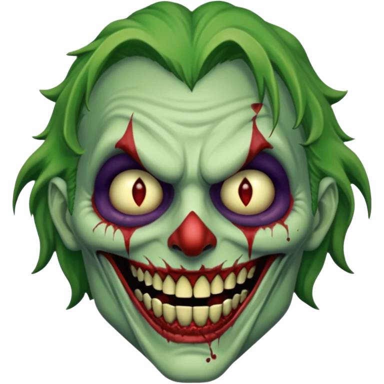 zombie joker face emoji