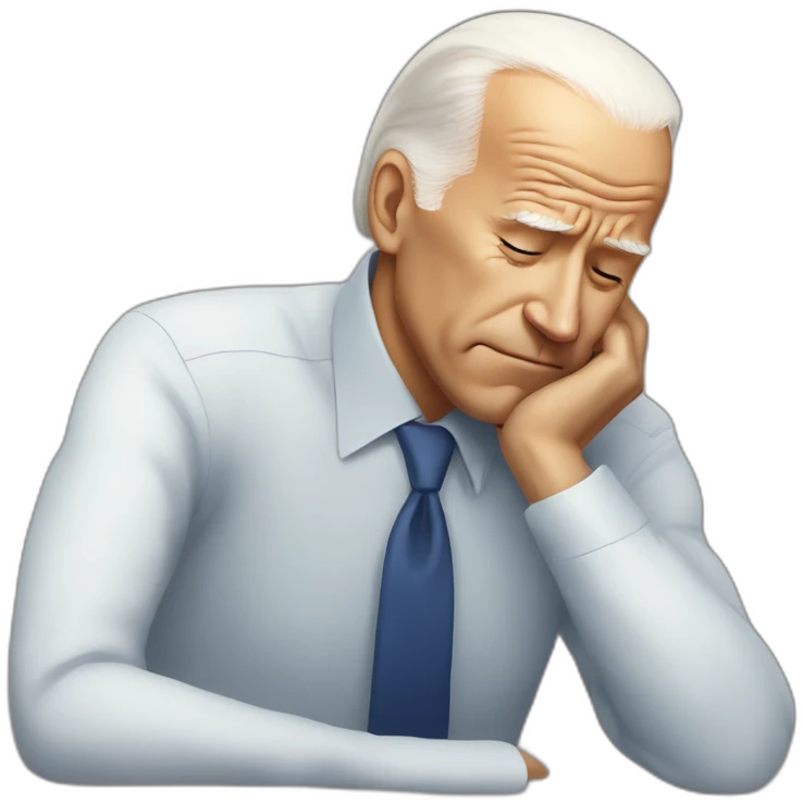 joe biden sleepy emoji