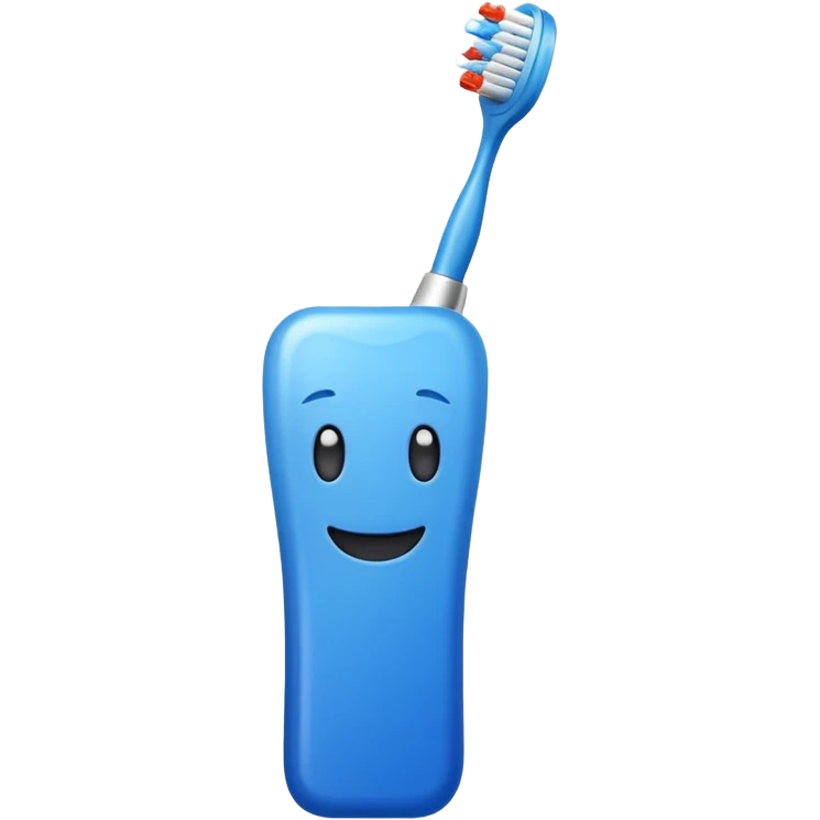 blue Toothbrush emoji