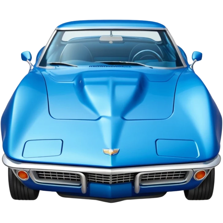 1969 blue Chevy stingray emoji