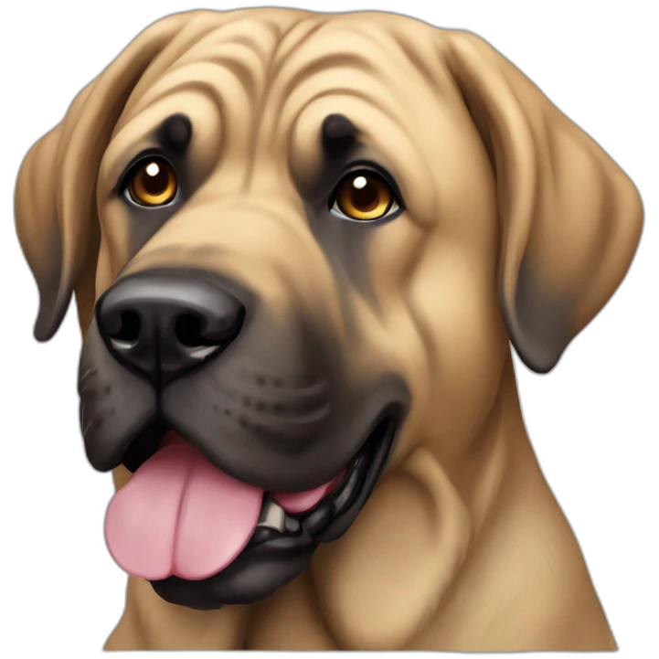 Neder mastiff dog emoji