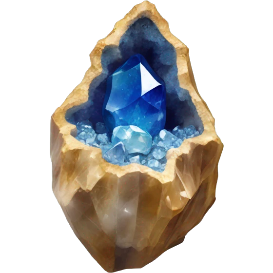 crystal geode jewellery emoji