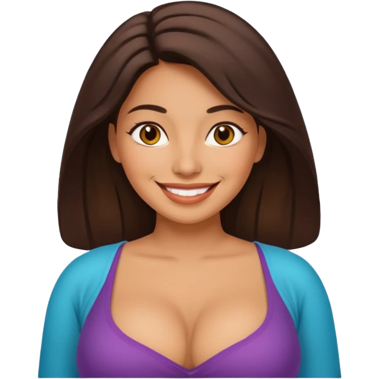 big boobs latina emoji
