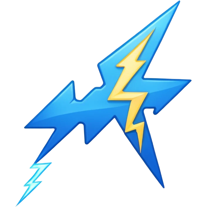lightning emoji