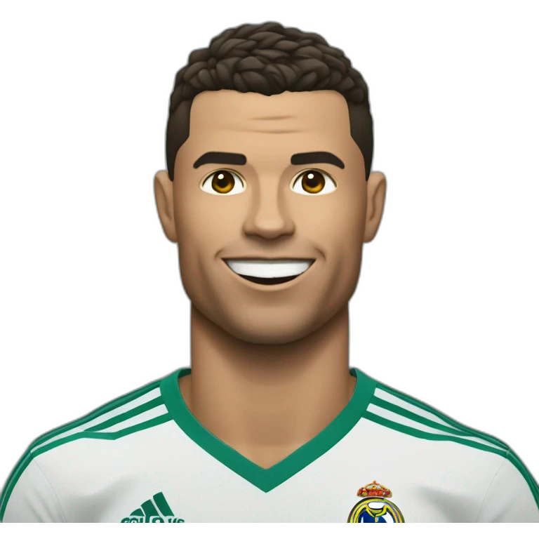 Ronaldo qui fait un siuuuu emoji