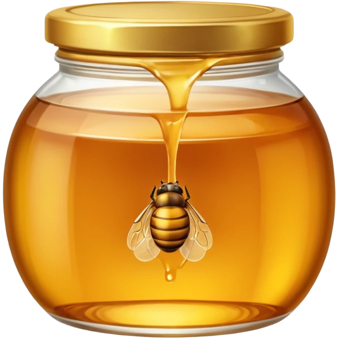 honey ovel shaped in a container emoji