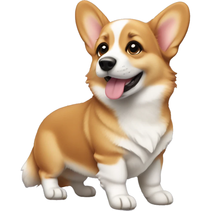 Corgi puppy emoji