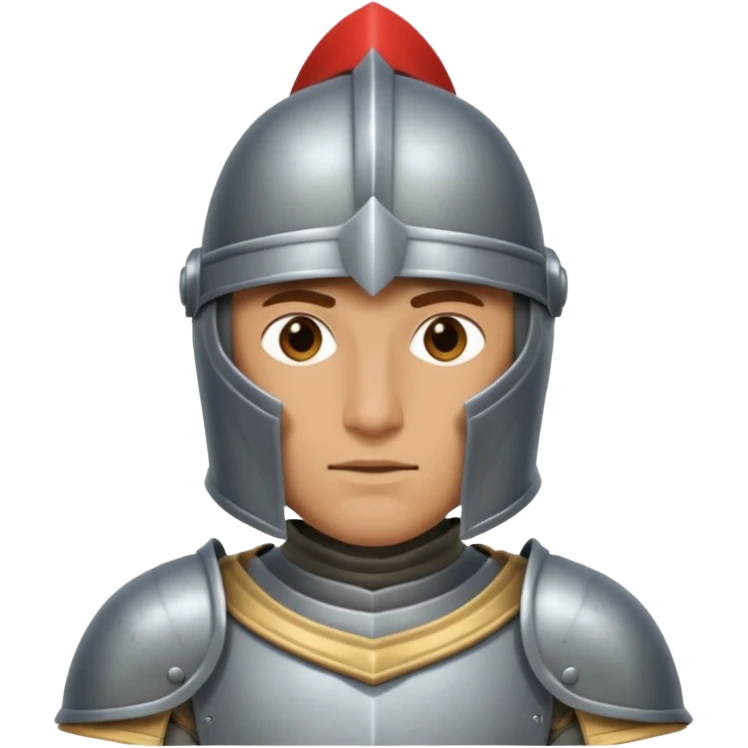 Miğfer giymiş şövalye emoji