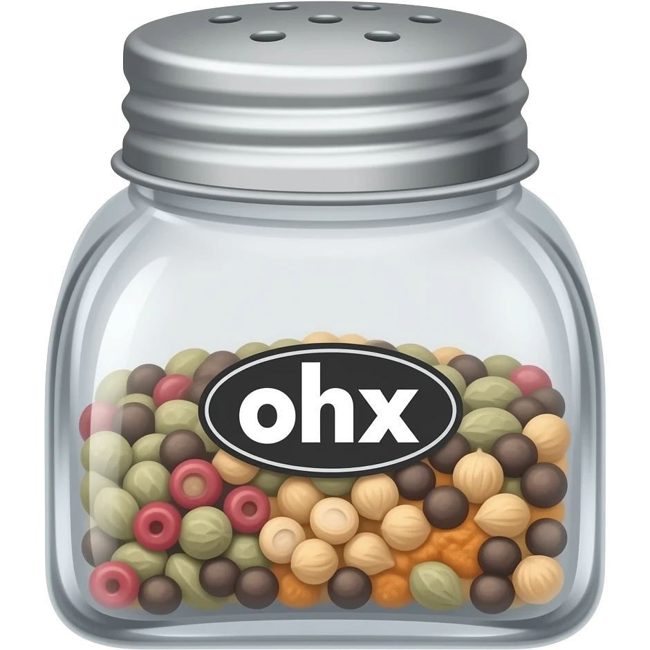 Spices in a salt container emoji