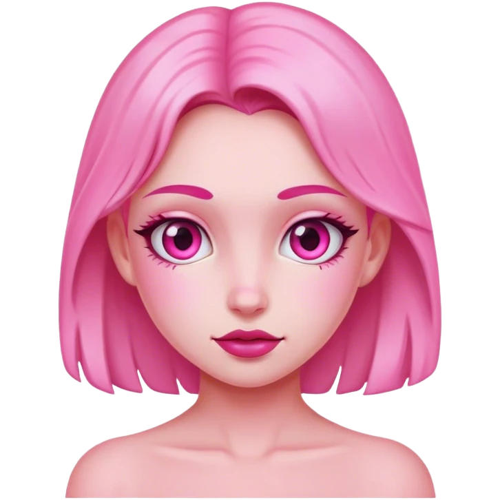 Pink girl emoji