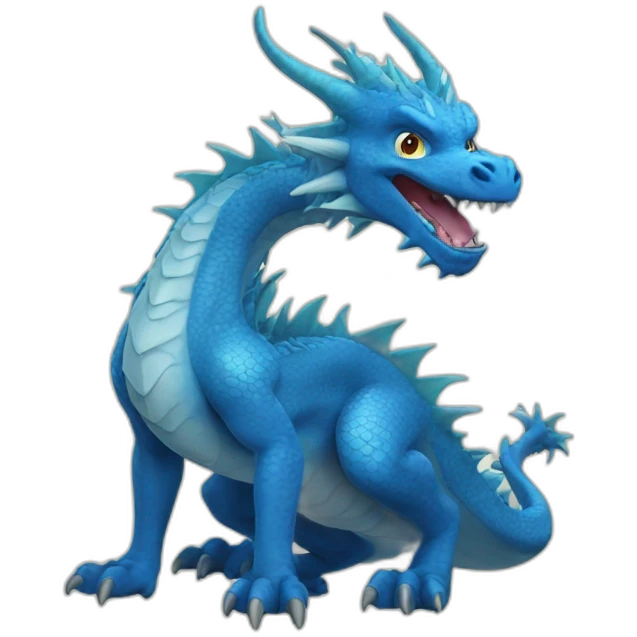 blue dragon emoji