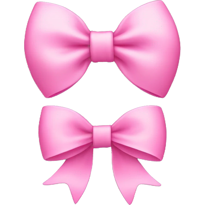 Pink bow  emoji