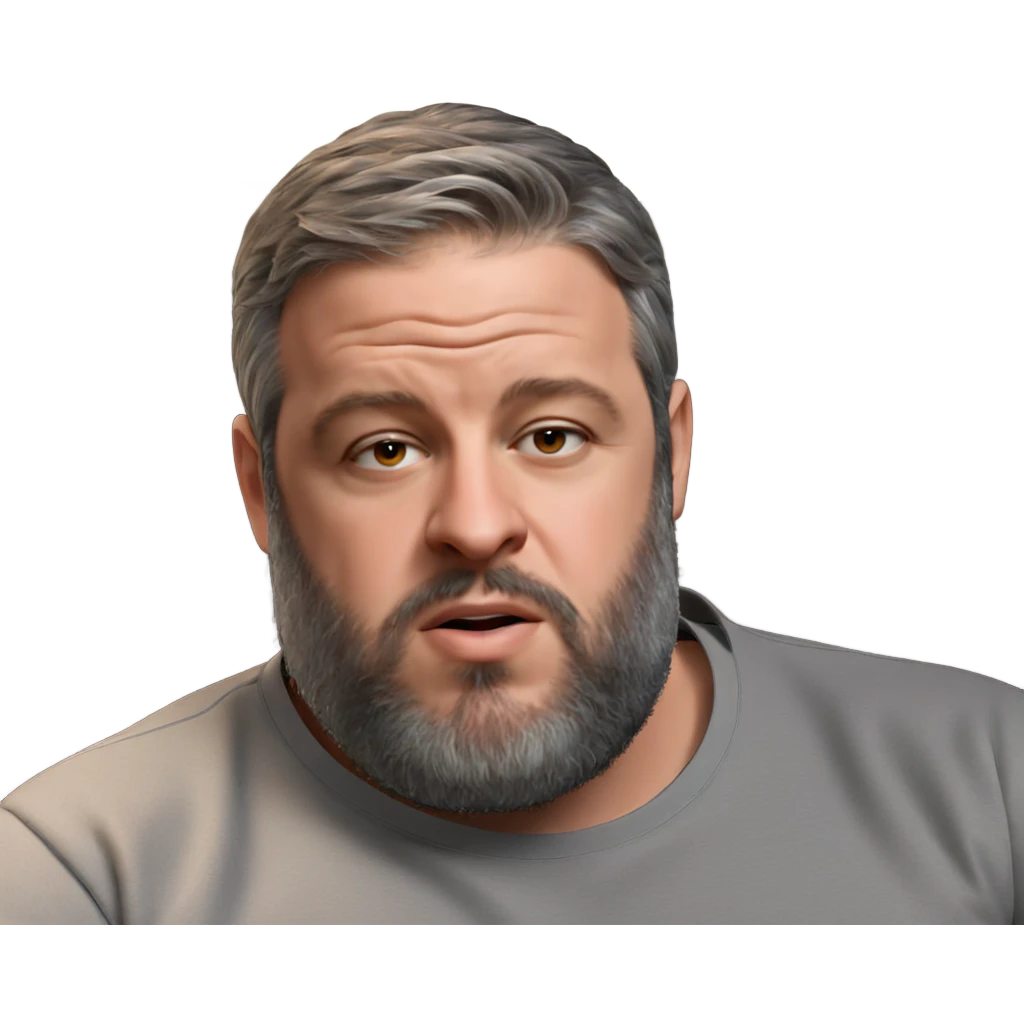 realistic solo male portrait emoji
