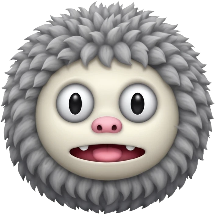 wool monster face body emoji