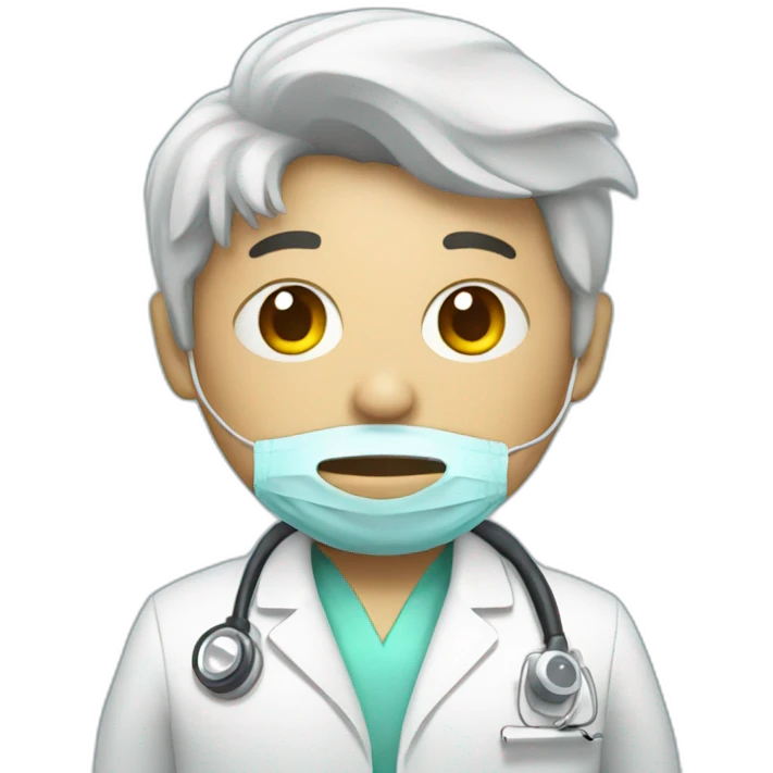 HALOWEEN COSTUME OF A DOCTOR emoji