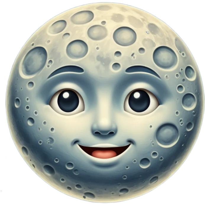 Vintage Moon emoji