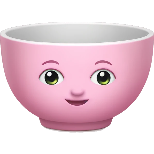 baby pink bowl emoji