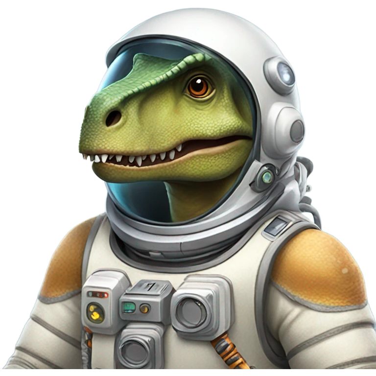 Dinosaur spaceman emoji