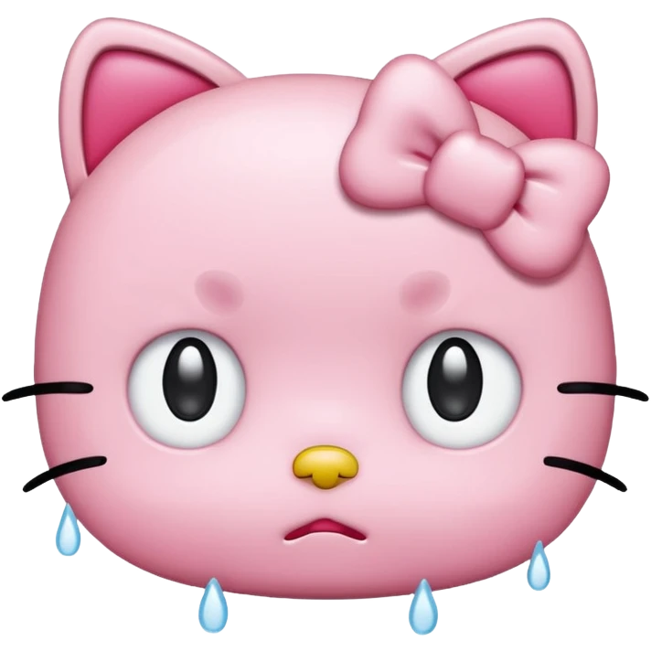 hello kitty sad emoji